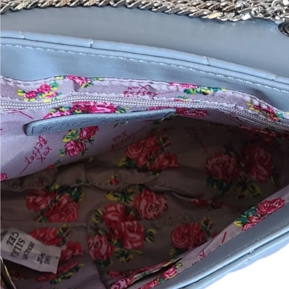 NWT~ Betsey Johnson Gia Chain Shoulder Bag.